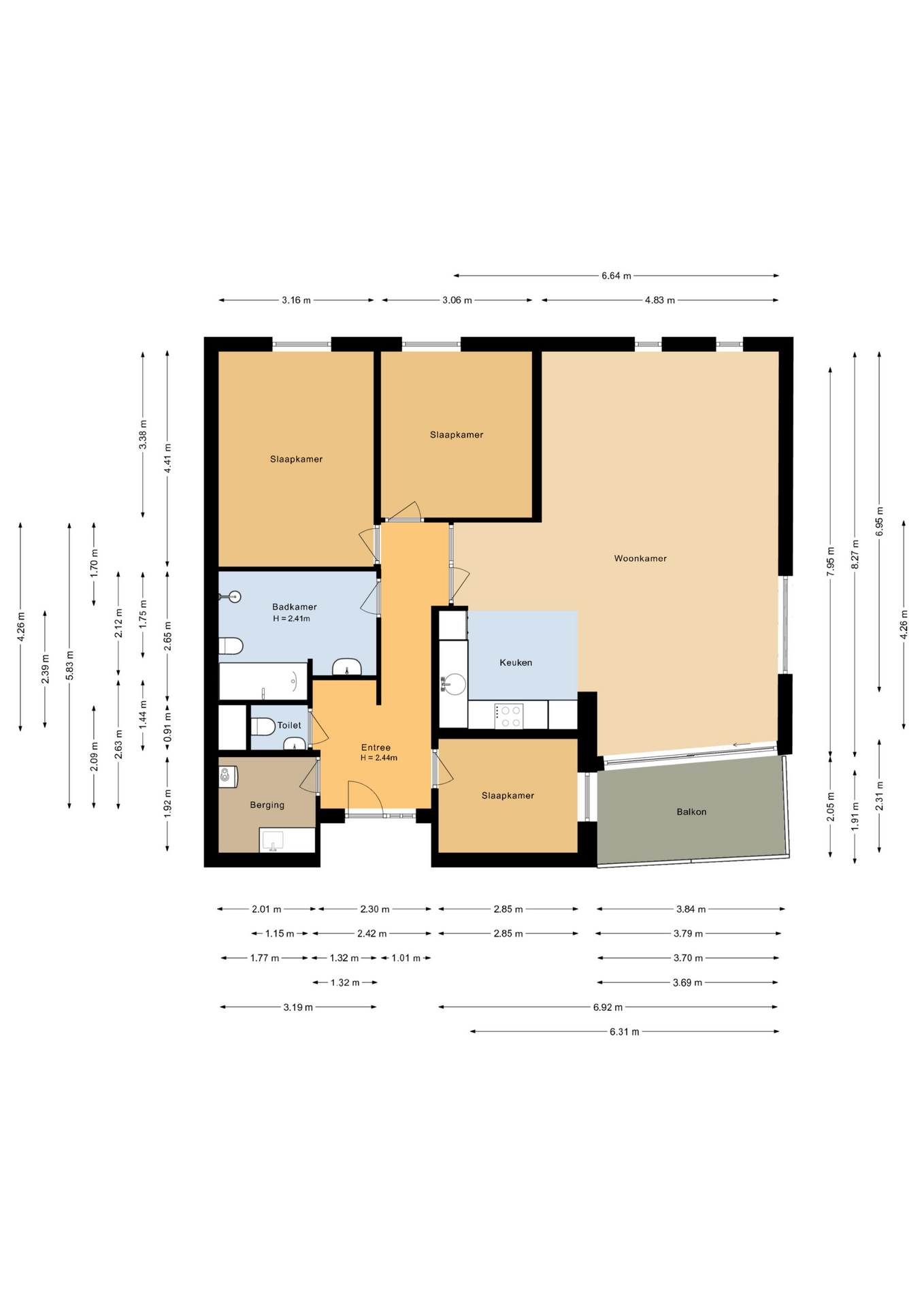 Agorabaan 23 - 8224 JS - lelystad-plattegrond-1